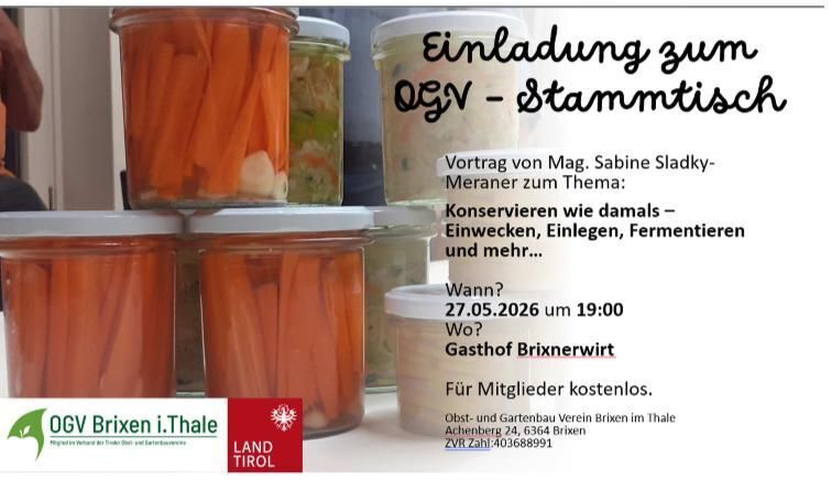 Konservieren wie damals