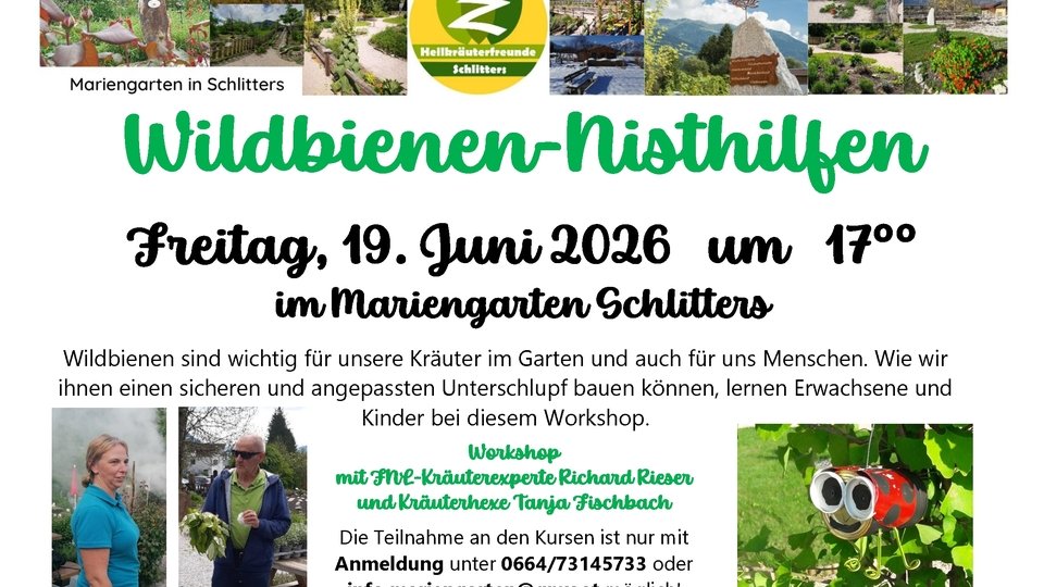 Workshop - Wildbienen Nisthilfen bauen