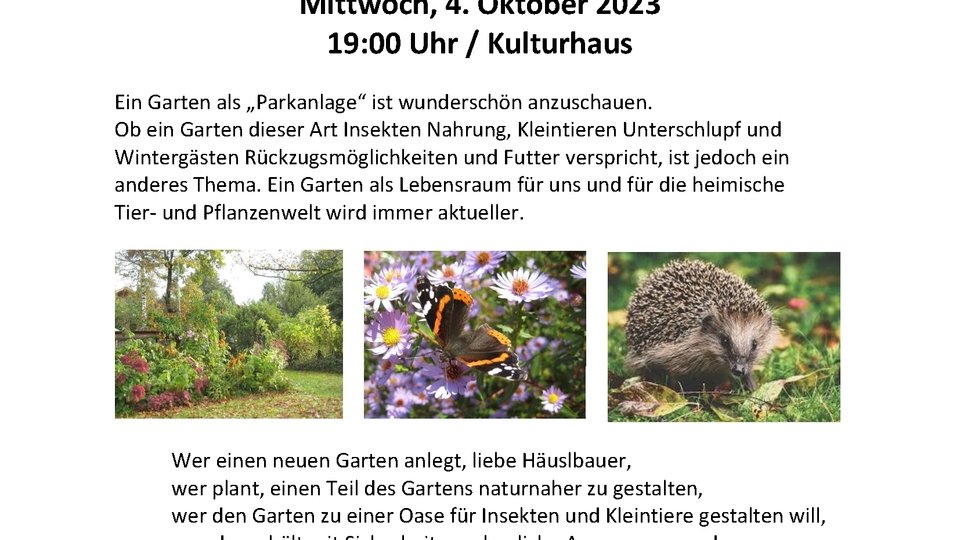 Natur im Garten