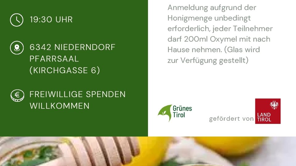 Oxymel herstellen